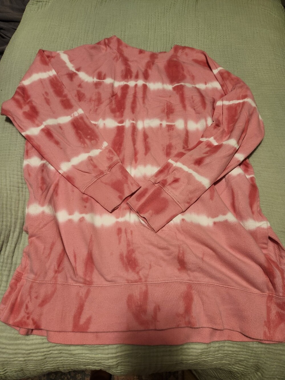 Old Navy Pink Tie Dye Tunic Sweatshirt